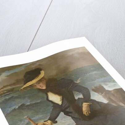 On The Sea Shore, 1891 by Alfred Emile Stevens