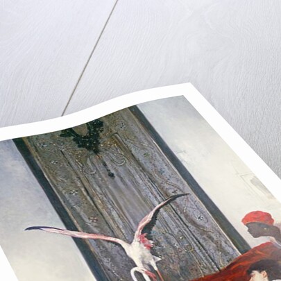 The Pet Flamingo by Georges Clairin