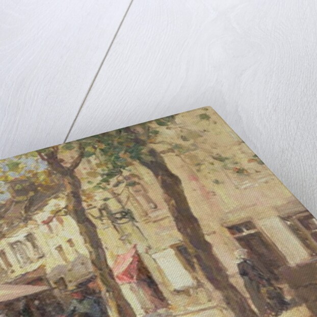 The Market Place, Quimperle, Brittany by Terrick Williams