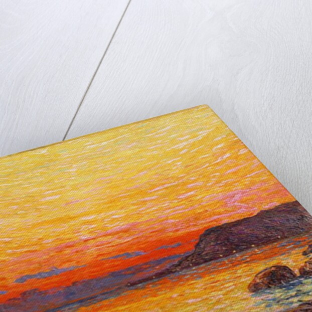 Sunset on coast by Professor Filiberto Minozzi