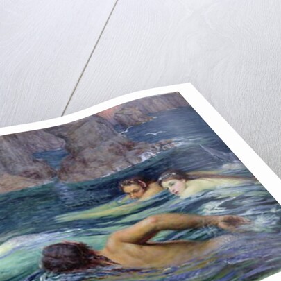 A Race with Mermaids and Tritons, 1895 by Collier Twentyman Smithers