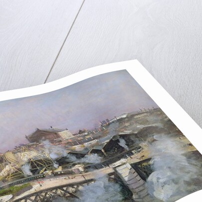 Le Pont de L'Europe by Norbert Goeneutte