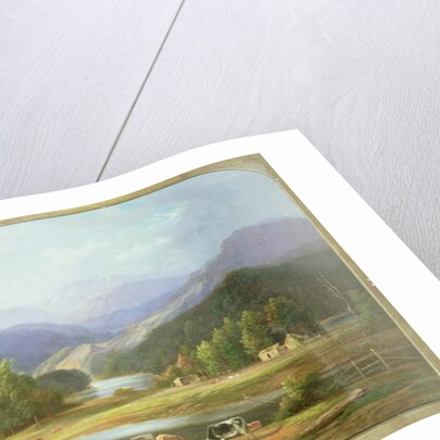 New Zealand Landscape, 1872 by Ebenezer Wake Cook