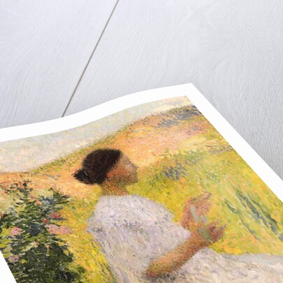 The Blue Dress, 1917 by Henri Jean Guillaume Martin