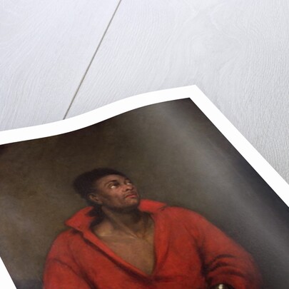 Portrait of a Slave in Chains by English School