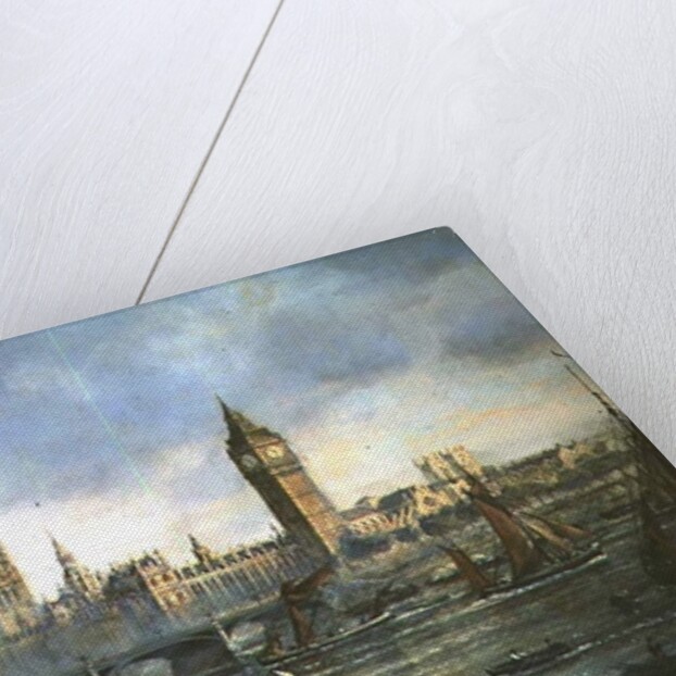 The Houses of Parliament and Westminster Bridge by Richard Willis