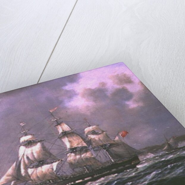 East Indiaman H.C.S. 'Thomas Coutts' off the Needles, Isle of Wight by Richard Willis