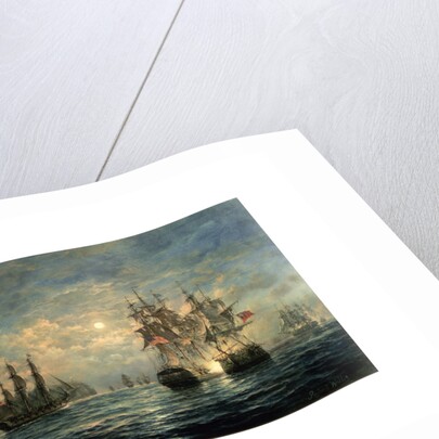 Engagement Between the 'Bonhomme Richard' and the 'Serapis' off Flamborough Head by Richard Willis