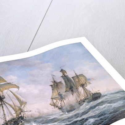 Action Between U.S. Sloop-of-War 'Wasp' and H.M. Brig-of-War 'Frolic', 1812 by Richard Willis