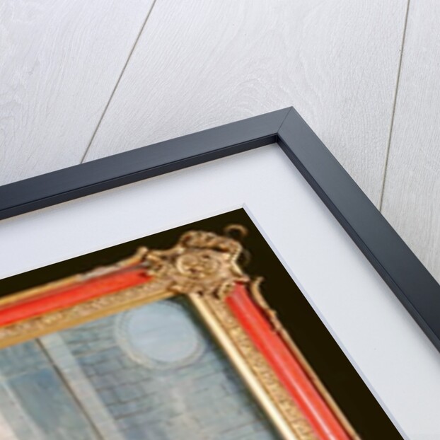 No. 17 A dark bay horse of the Spanish Riding School performing a 'shoulder-in' dressage step by Baron Reis d' Eisenberg