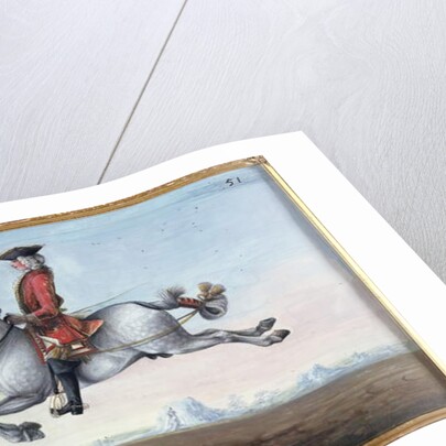 No. 51 A dappled grey horse of the Spanish Riding School performing a dressage movement called a 'Capriole' by Baron Reis d' Eisenberg