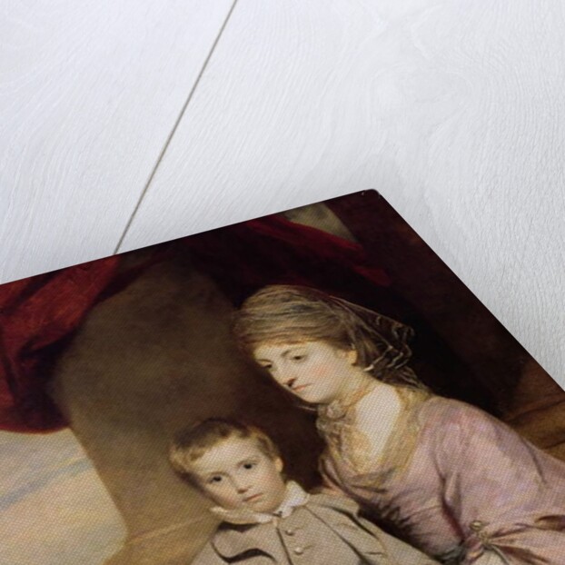 Elizabeth Herbert, Countess of Pembroke and her son George, Lord Herbert 1764-67 by Joshua Reynolds