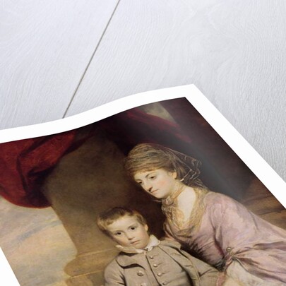 Elizabeth Herbert, Countess of Pembroke and her son George, Lord Herbert 1764-67 by Joshua Reynolds