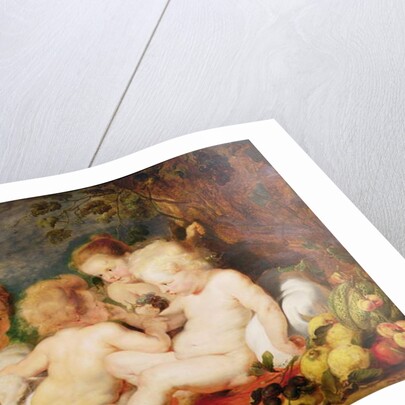 Christ, St. John, an Angel and a Little Girl by Peter Paul and Snyders Frans Rubens