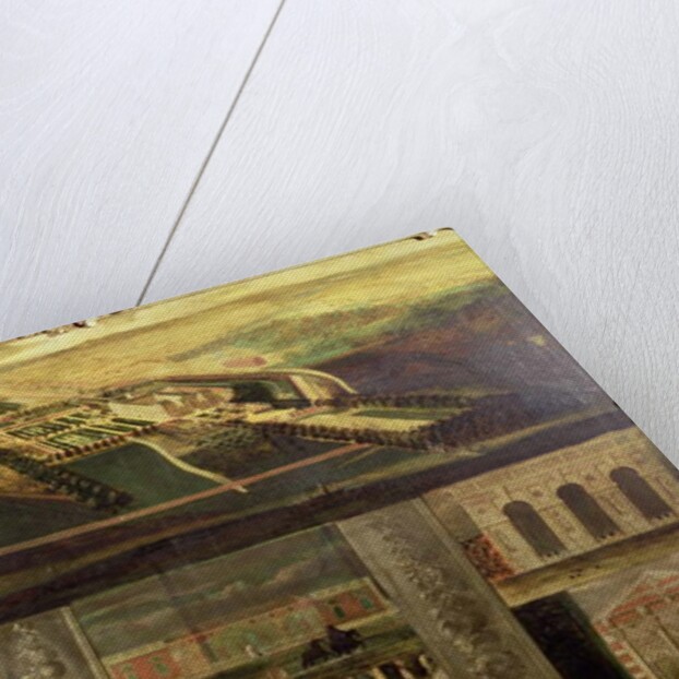 Topographical view of Wilton House by Leendert or Leonard Knijff