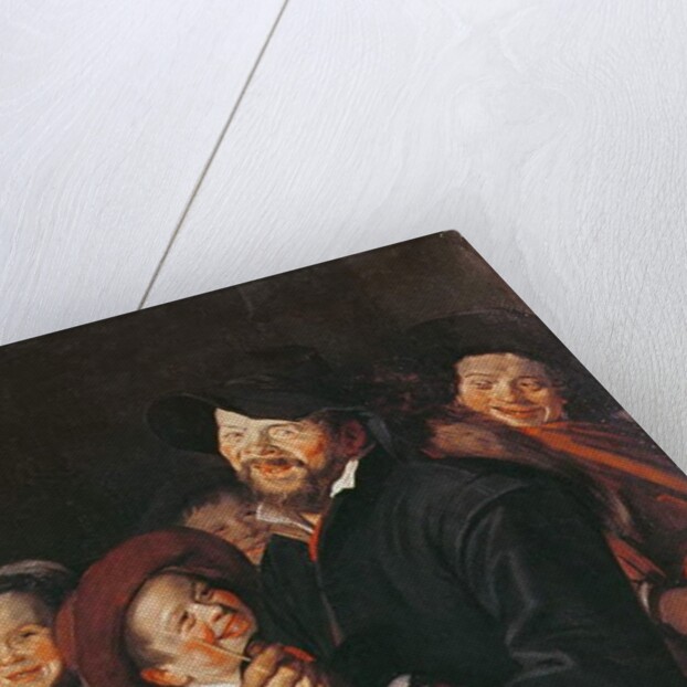 Man Amusing Children with a Rummel by Frans Hals