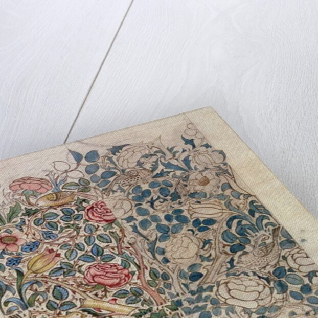 Rose wallpaper design by William Morris