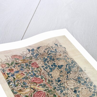 Rose wallpaper design by William Morris