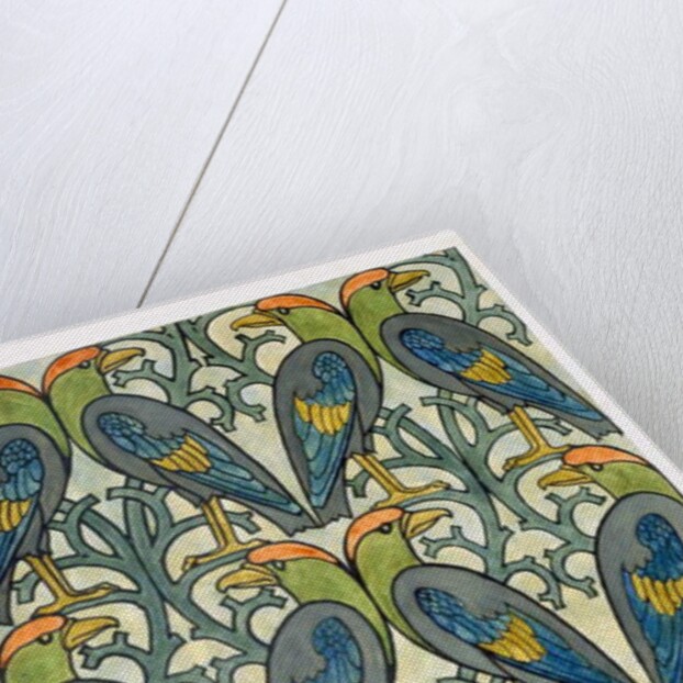 Parrot design by Charles Francis Annesley Voysey