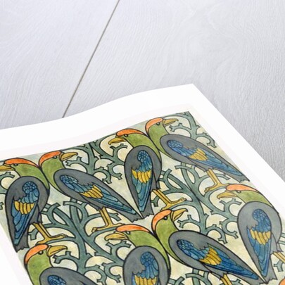 Parrot design by Charles Francis Annesley Voysey