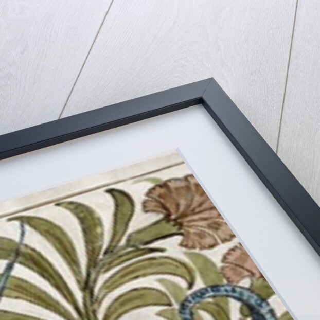 Dragon design for a tile by William De Morgan