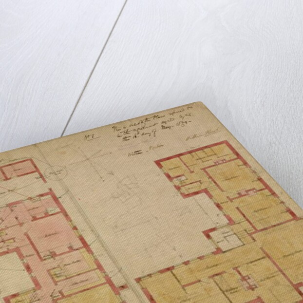 Plans for the Red House, Bexley Heath, 1859 by Philip Webb