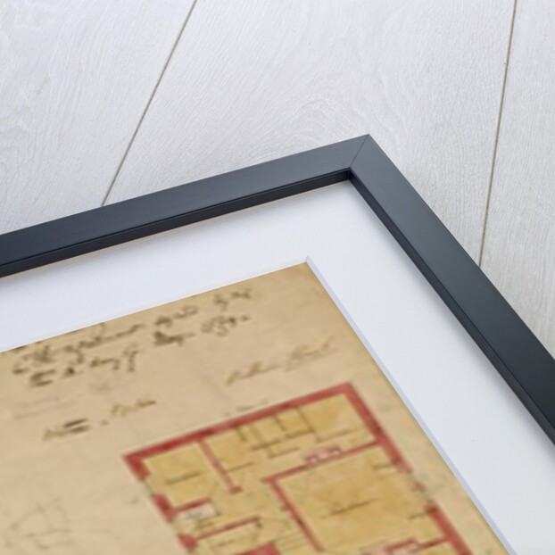 Plans for the Red House, Bexley Heath, 1859 by Philip Webb