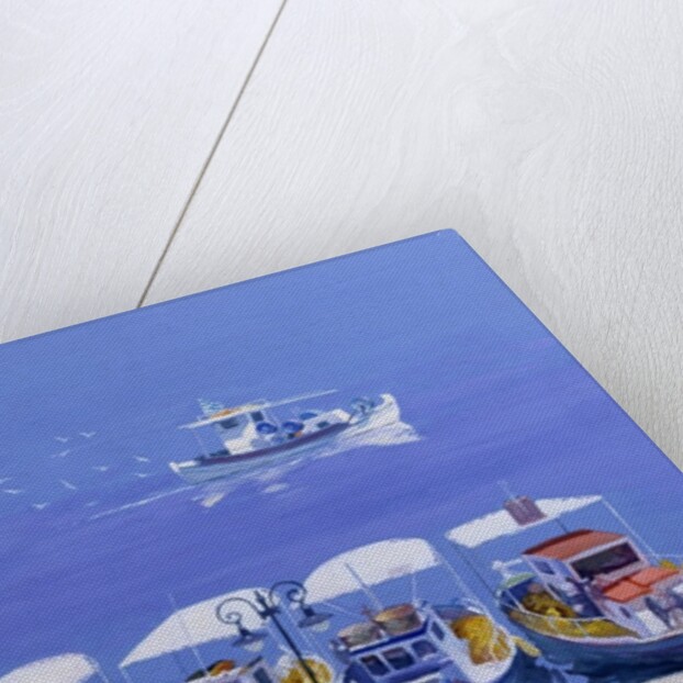 Greek Fishing Boats by William Ireland