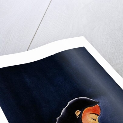 In His agony Jesus prays in Gethsemane to His Father, 2006 by Elizabeth Wang