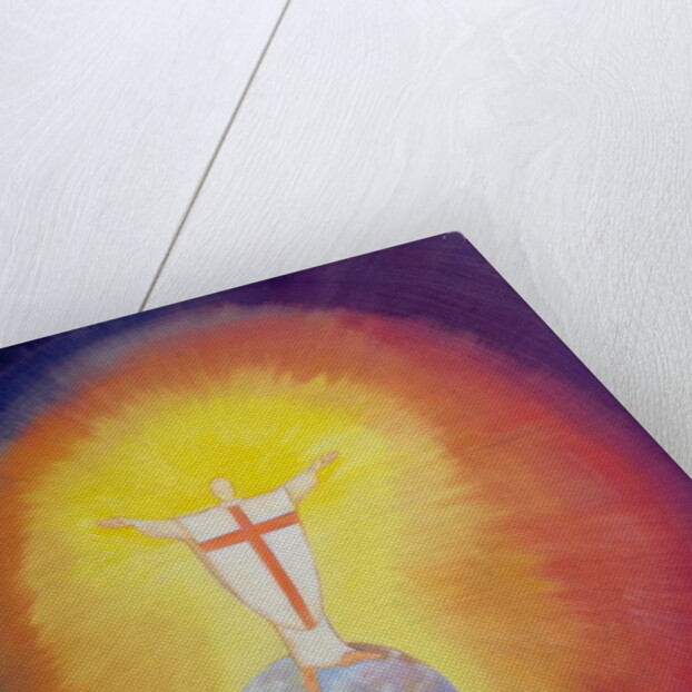 Jesus Christ is our High Priest who intercedes for us to the Father at every Mass, 2000 by Elizabeth Wang