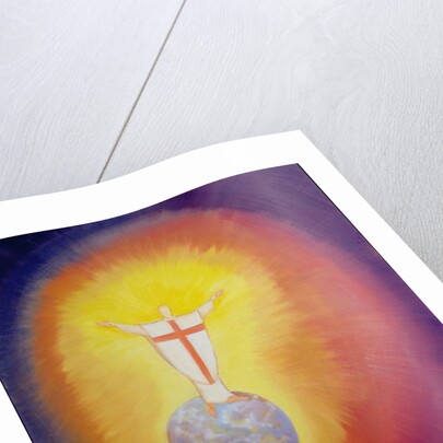 Jesus Christ is our High Priest who intercedes for us to the Father at every Mass, 2000 by Elizabeth Wang