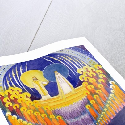 The Coronation of the Virgin Mary and the Glory of all the Saints, 2003 by Elizabeth Wang