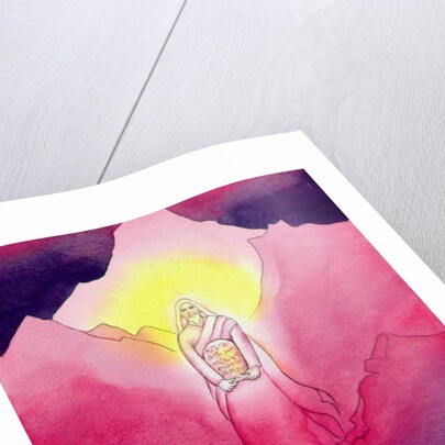 Moses brings down the Tablets of the Ten Commandments, 2001 by Elizabeth Wang