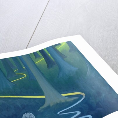 Our daily duties are like a golden string that shows us God's will and leads to Heaven, 1993 by Elizabeth Wang