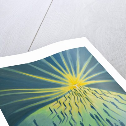 Uniting ourselves with Christ's prayer to the Father at Mass, we are sheltered by His glory, 2001 by Elizabeth Wang