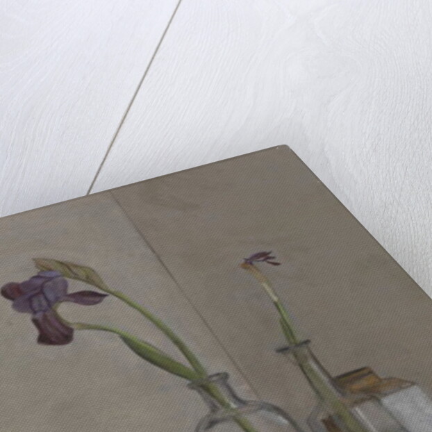 Irises White Cans, 2006 by William Packer