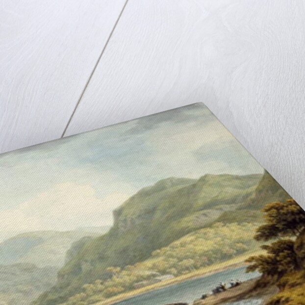 The Upper end of Coniston Lake, Lancashire, 1801 by John Warwick Smith