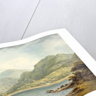 The Upper end of Coniston Lake, Lancashire, 1801 by John Warwick Smith