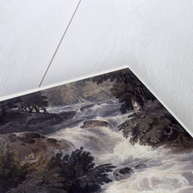 Waterfall at Ambleside, seen through a window, 1807 by William Havell