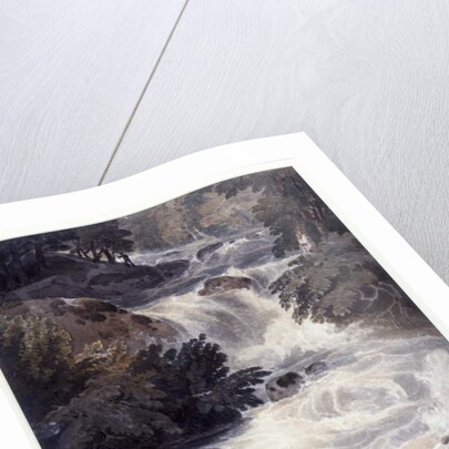 Waterfall at Ambleside, seen through a window, 1807 by William Havell