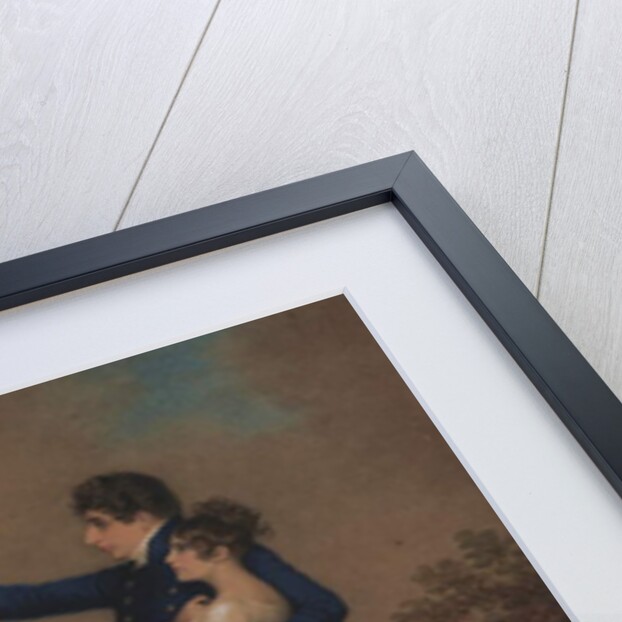 Robert Southey and his daughter[s], 1824 by Adam Buck