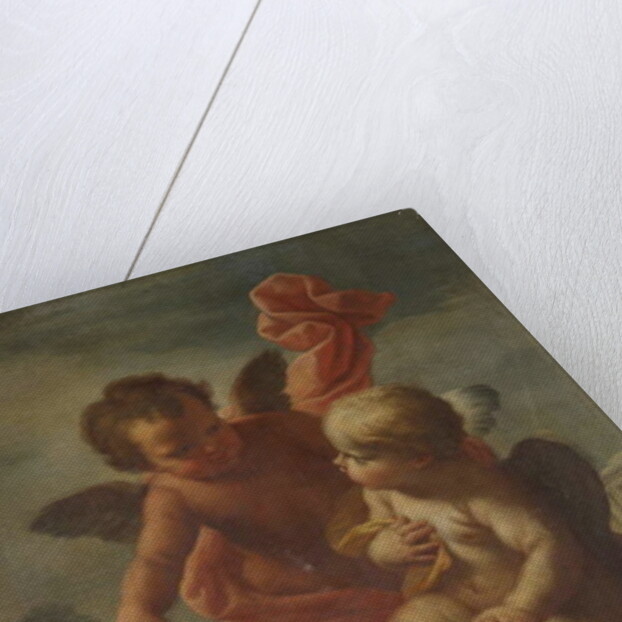 Cupids with Geese by Bernardo Arniconi