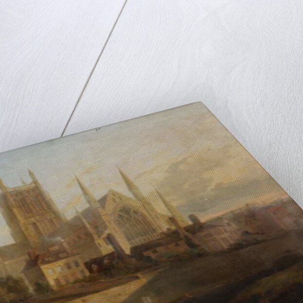 Worcester Cathedral, River Severn by David Cox