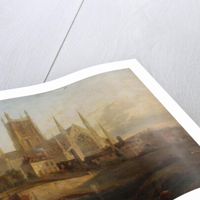 Worcester Cathedral, River Severn by David Cox