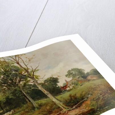 A Worcestershire Lane Scene, c.1904 by David Bates