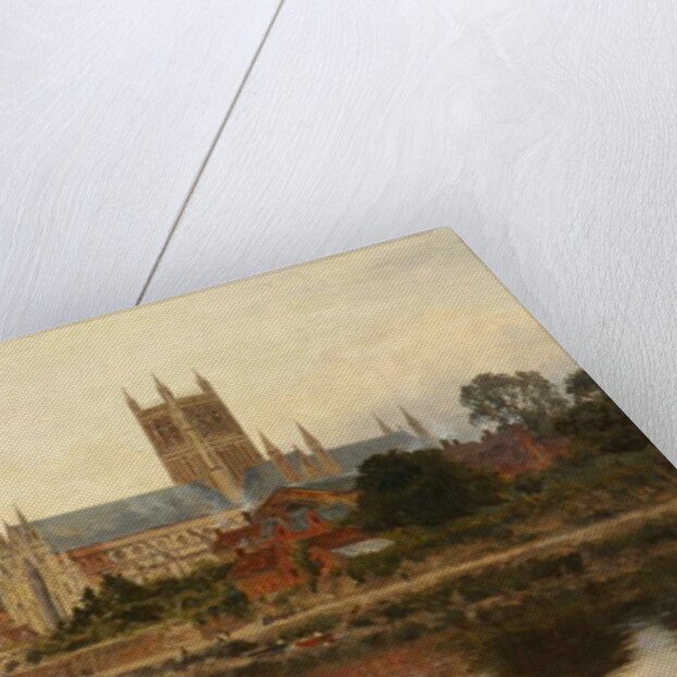 Worcester Cathedral, 1897 by Benjamin Williams Leader