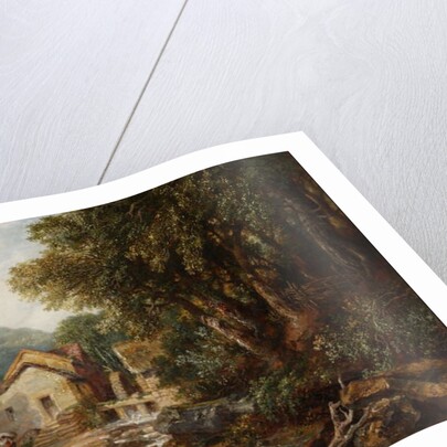 A Mill at Rowsley, Derbyshire, 1867 by Henry Harris Lines