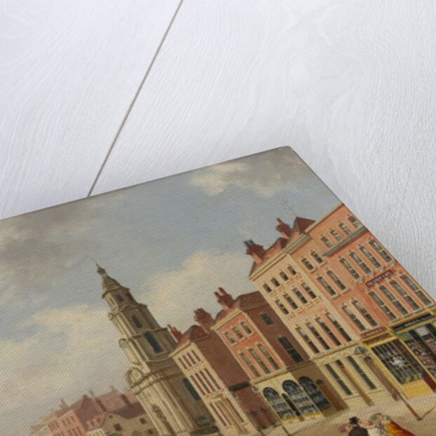 St Nicholas Church and Foregate Street, Worcester, c.1850 by Unknown Artist