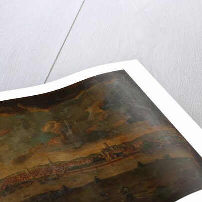 View of Worcester, c.1740 by Unknown artist