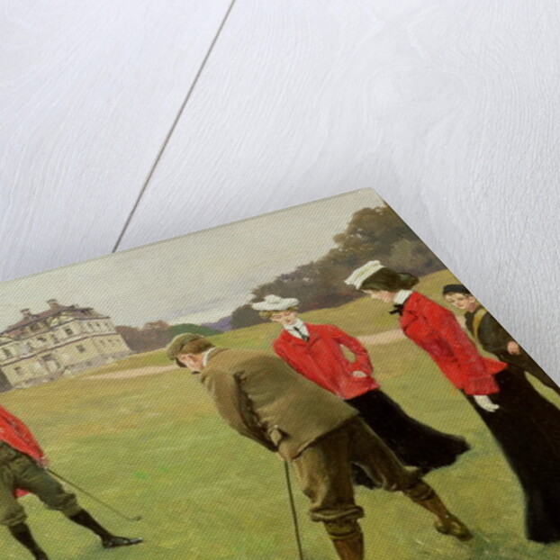 Golf Players at Copenhagen Golf Club by Paul Fischer